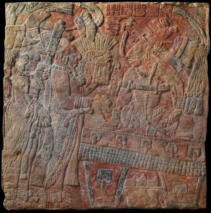 Lanzón and related temple sculpture by Unknown (Chavín stone carvers)
