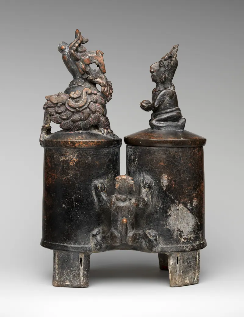 Codex-style and palace polychrome vessels by Unknown (Maya vase painters)