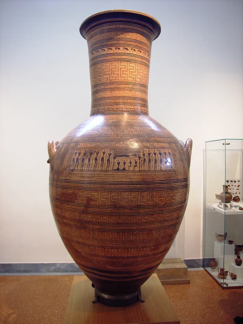 Dipylon amphora funerary markers by Dipylon Master (attributed workshop)
