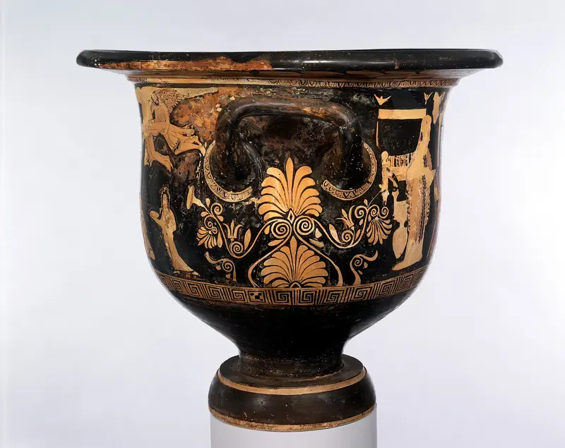 Sarpedon krater (and related red-figure) by Euphronios