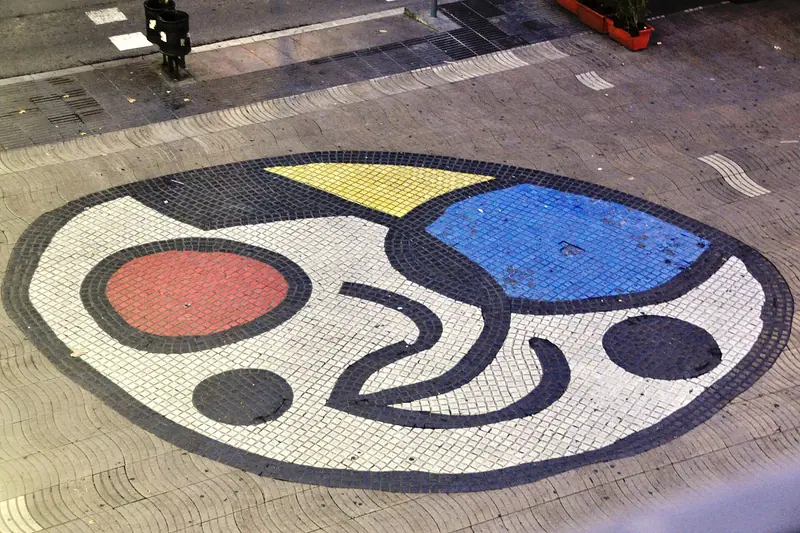 The Birth of the World by Joan Miró