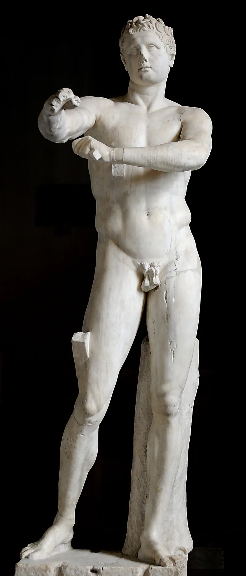 Apoxyomenos and Alexander portrait types by Lysippos