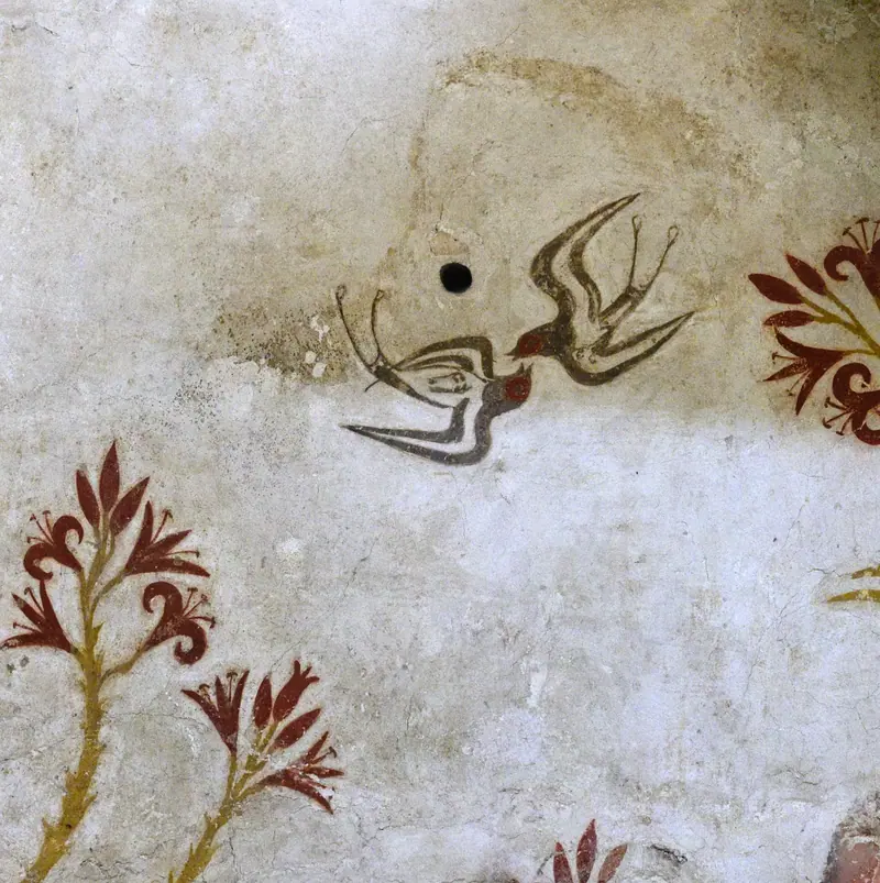 Spring Fresco and ship frescoes by Unknown (Akrotiri fresco painters)
