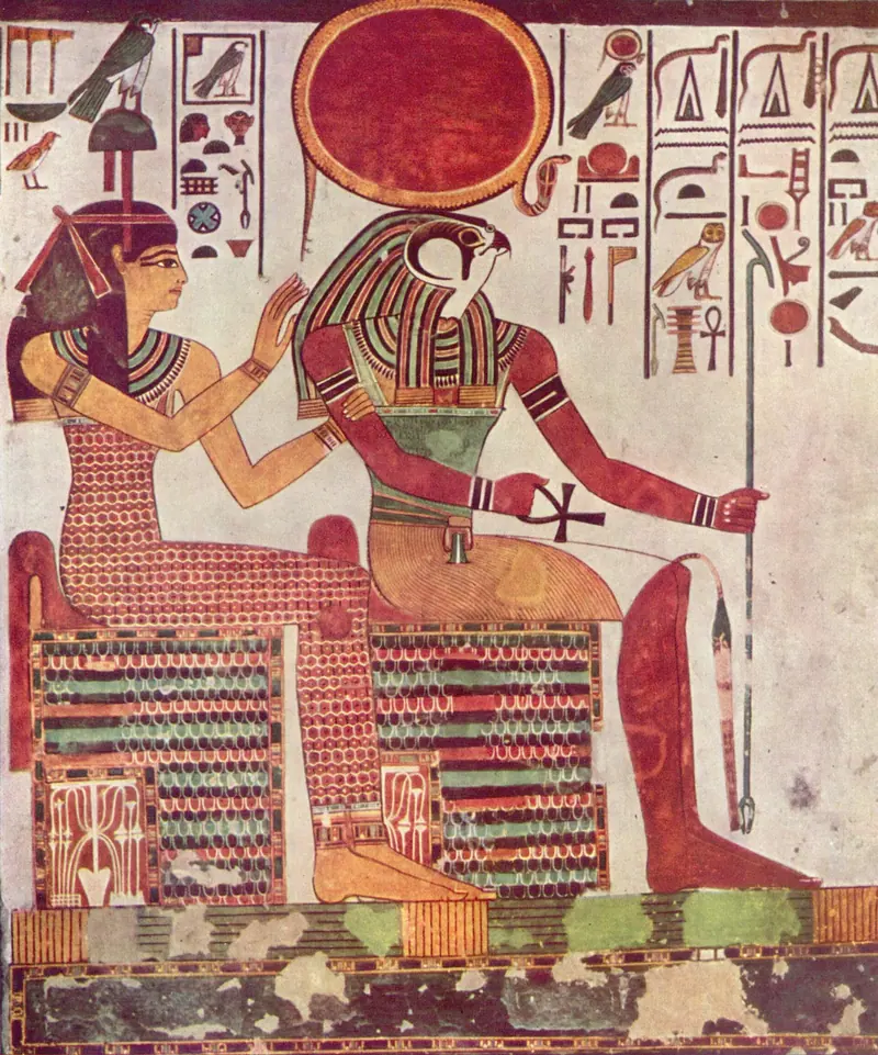Painted tombs of the Valley of the Kings and nobles' tombs by Unknown (New Kingdom tomb painters)