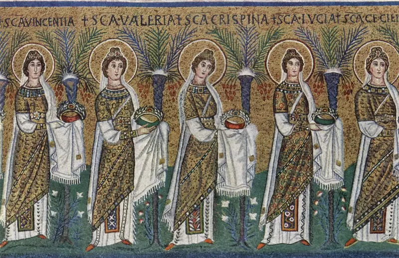 Mosaics of Sant'Apollinare Nuovo by Ostrogothic Mosaicists of Ravenna (anonymous)