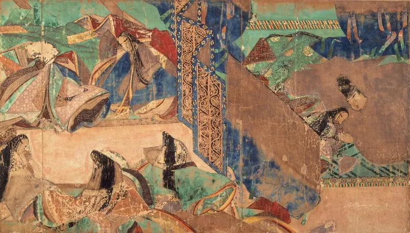 Tale of Genji handscroll paintings by Unknown (Genji monogatari emaki painters)